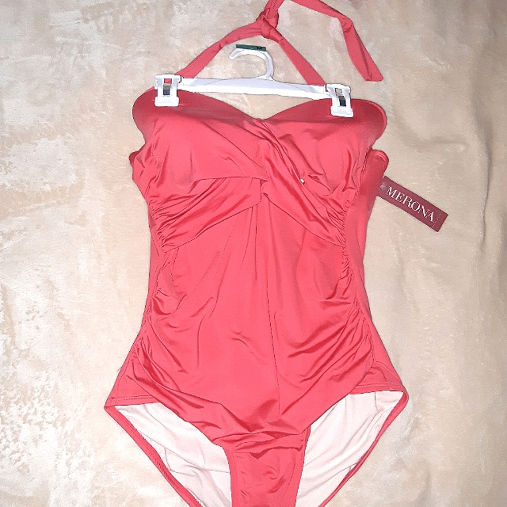 1 Piece Halter Bathing Suit